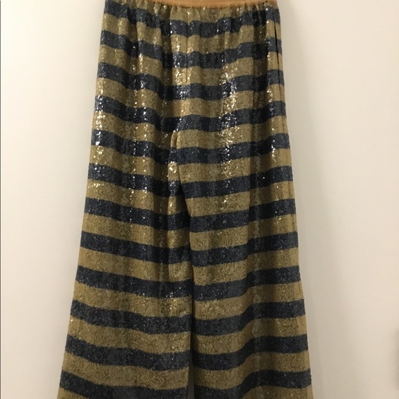 Scotch & Soda sequin Palazzo pant - Picture 6 of 8
